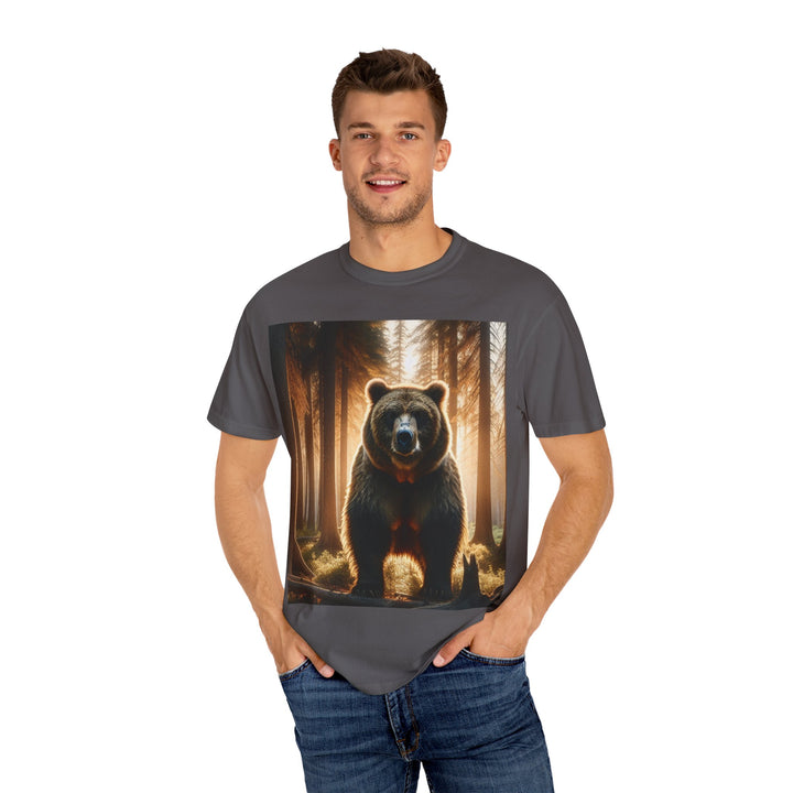 Nature-Inspired Bear Graphic Unisex T-Shirt