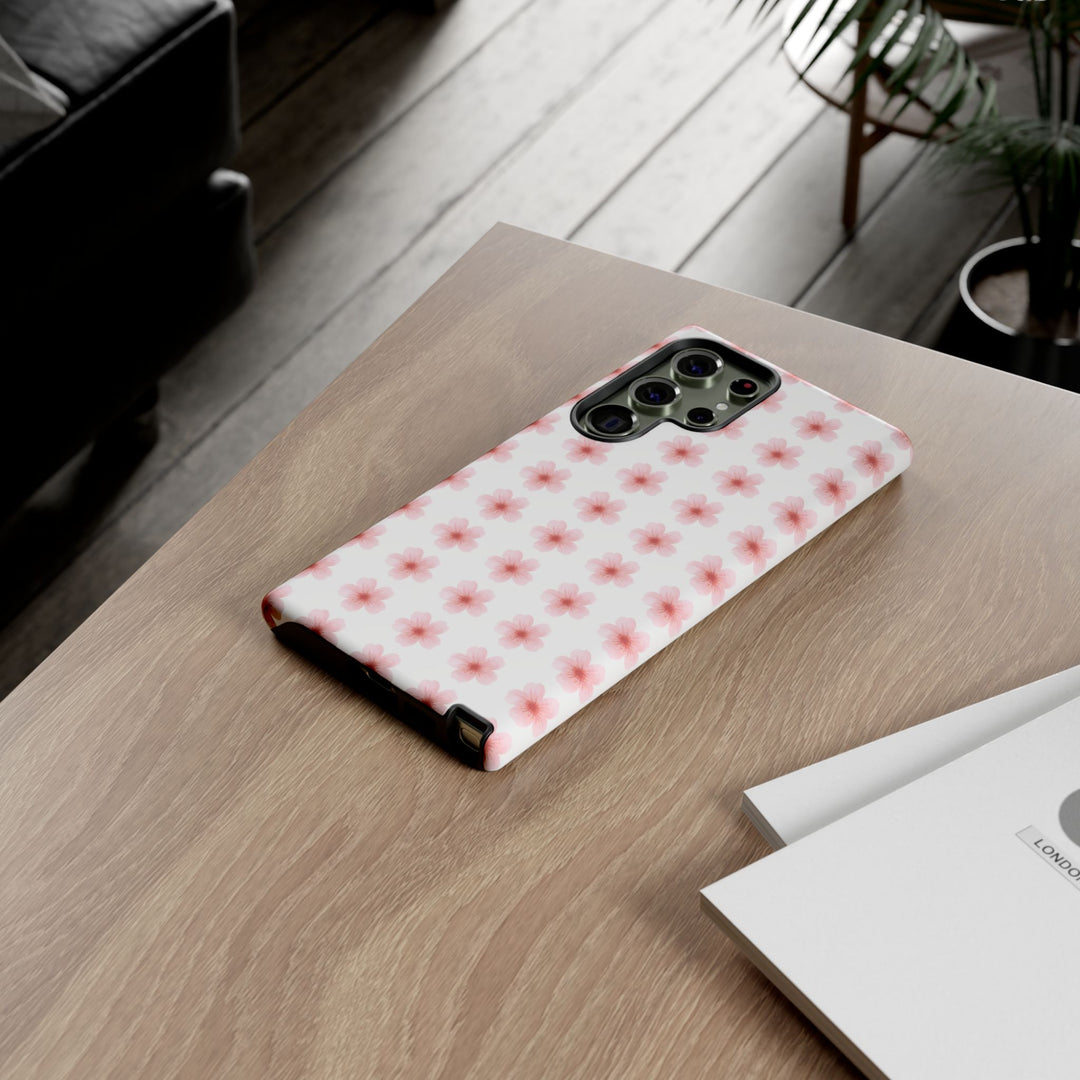 Cherry Blossom Tough Phone Case - Floral Design for Spring & Summer