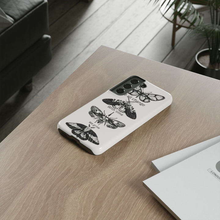 Inspirational Phone Case - We All Change With Time - Tough Cases for Nature Lovers