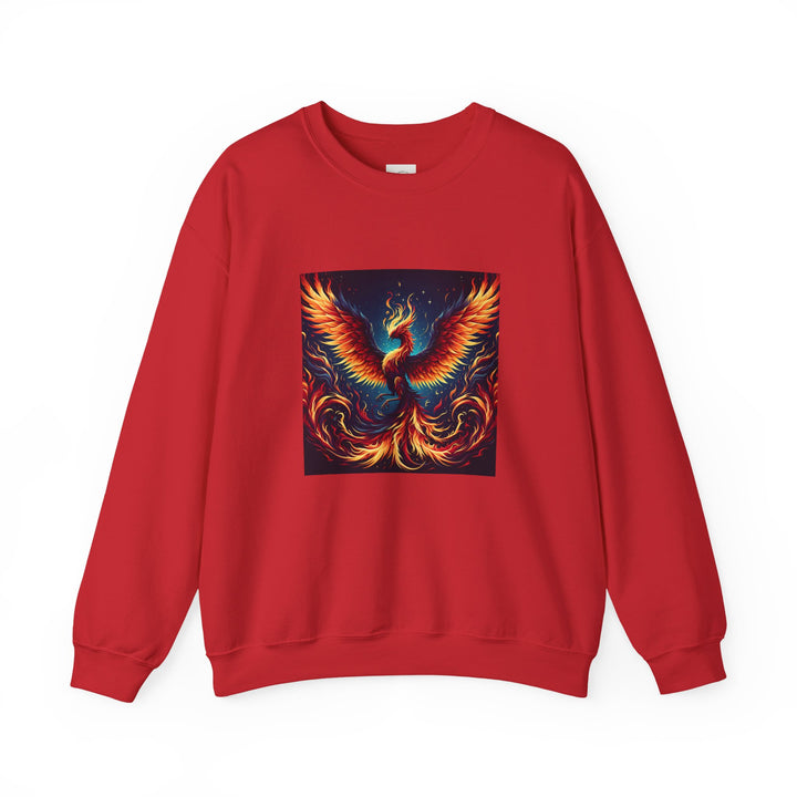 Fiery Phoenix Sweatshirt - Cozy Unisex Crewneck, Gift for Art Lovers