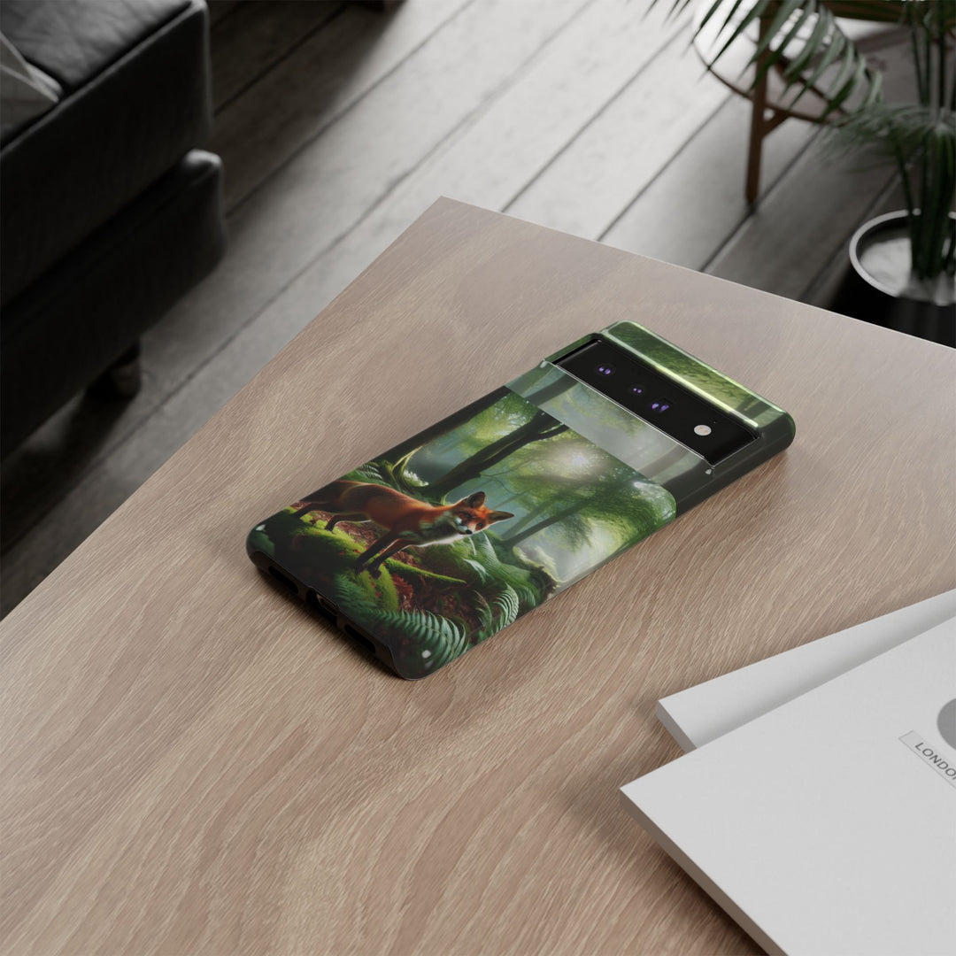 Nature-Inspired Tough Case with Fox Design