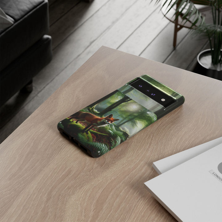 Nature-Inspired Tough Case with Fox Design