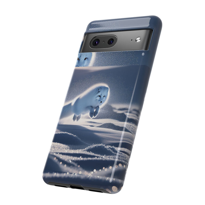 Cute Arctic Fox Phone Case – Tough Protective Cover for Animal Lovers