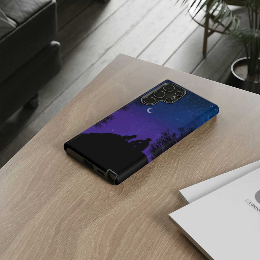Starry Night Phone Case for Dog Lovers