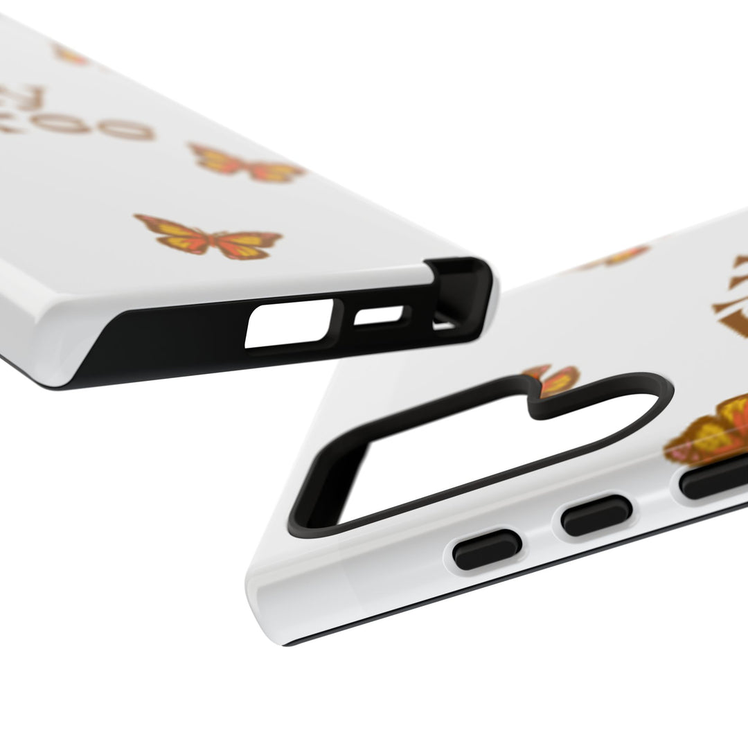 Stylish Phone Case | 'Fly Free' Butterfly Design | Unique Tough Cases