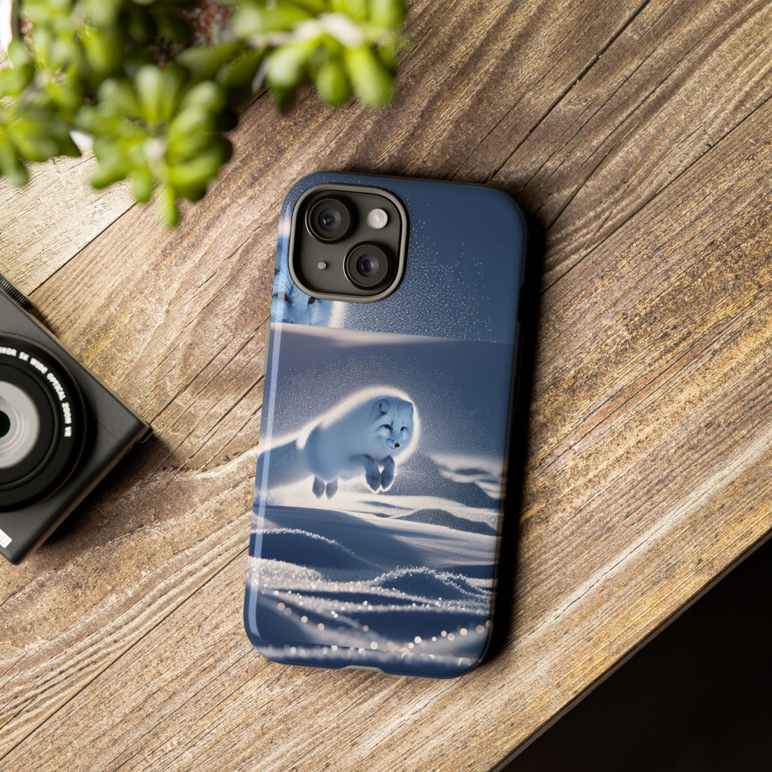 Cute Arctic Fox Phone Case – Tough Protective Cover for Animal Lovers