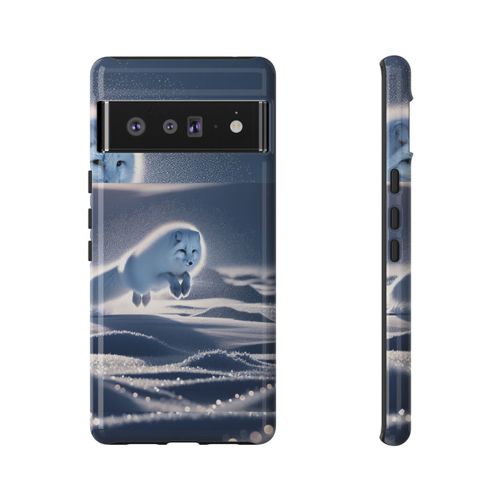 Cute Arctic Fox Phone Case – Tough Protective Cover for Animal Lovers