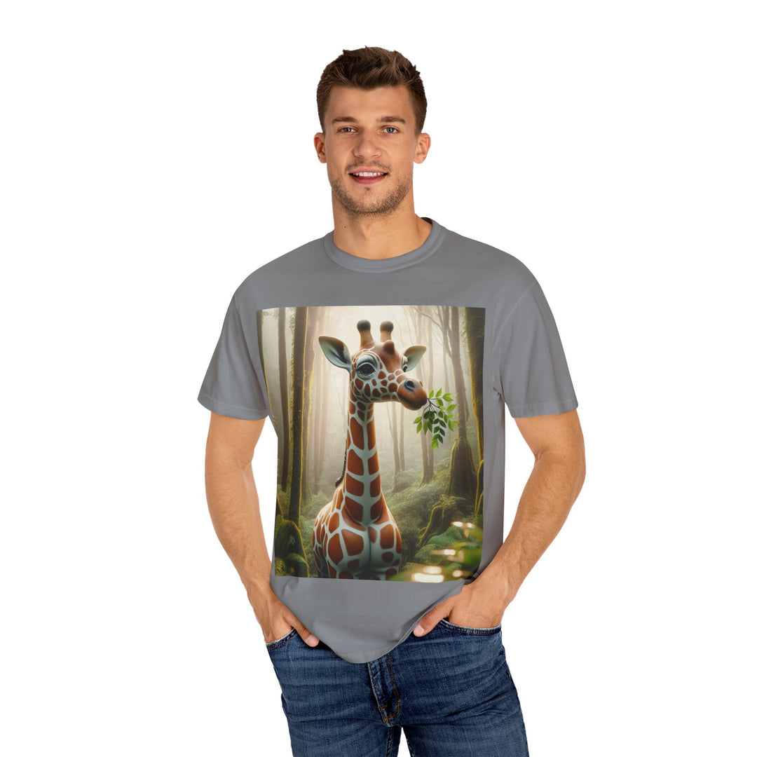 Playful Giraffe Unisex T-Shirt - Nature-Inspired Graphic Tee