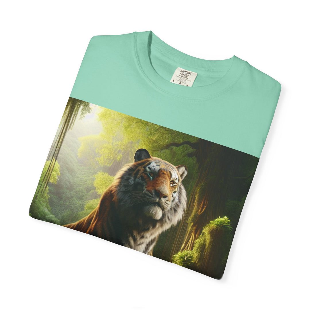 Majestic Tiger Unisex Garment-Dyed T-Shirt