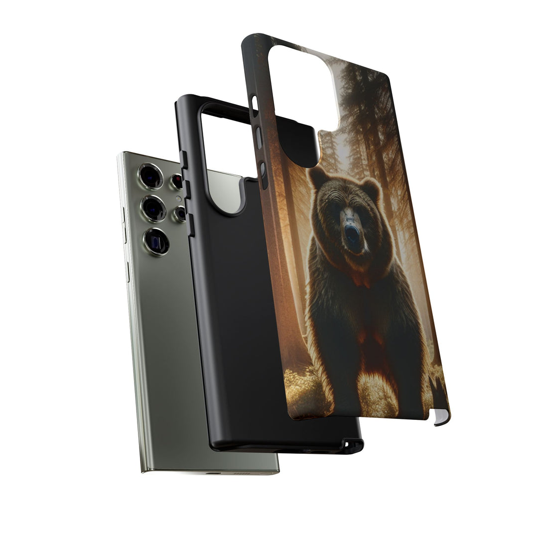 Wildlife Phone Case - Tough Cases with Bear Design, Nature Lover Gift, Animal-Themed Accessories, Eco-Friendly Tech Protection