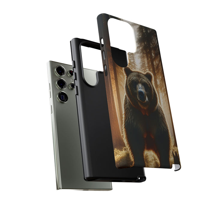 Wildlife Phone Case - Tough Cases with Bear Design, Nature Lover Gift, Animal-Themed Accessories, Eco-Friendly Tech Protection