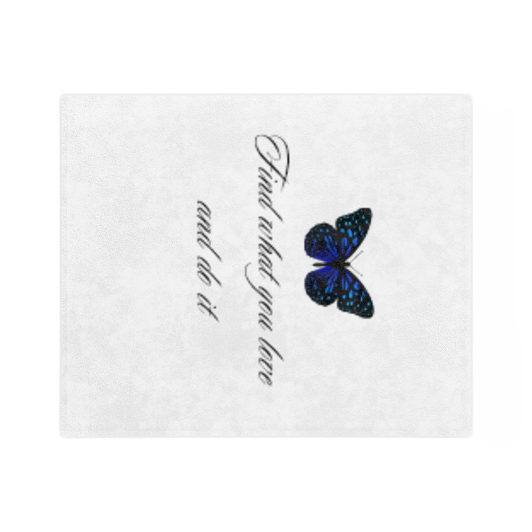 Inspirational Butterfly Microfiber Blanket – Cozy Velveteen Throw for Home Decor and Gifts