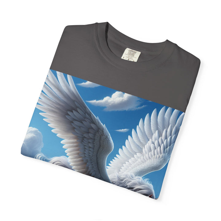 Mythical Pegasus Unisex Garment-Dyed T-shirt | Dreamy Fantasy Art Tee
