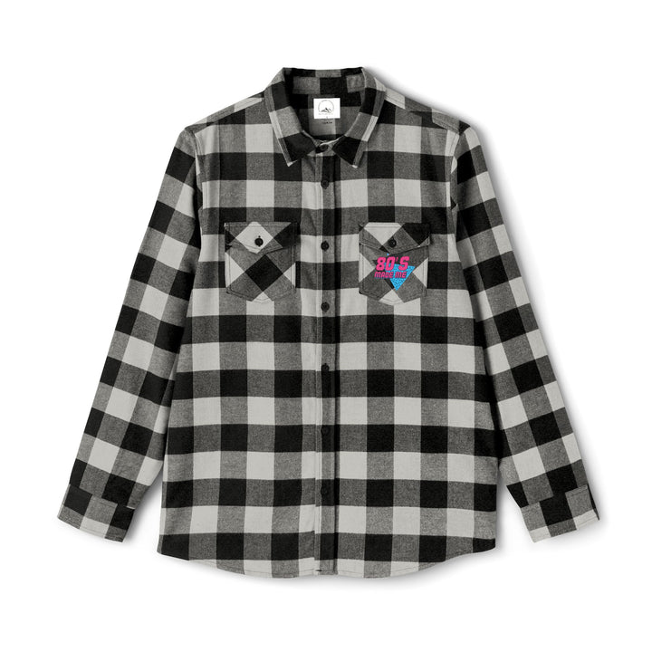 80s Inspired Unisex Flannel Shirt - Retro Cozy Casual Wear