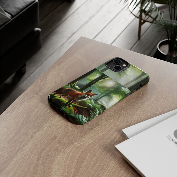 Nature-Inspired Tough Case with Fox Design