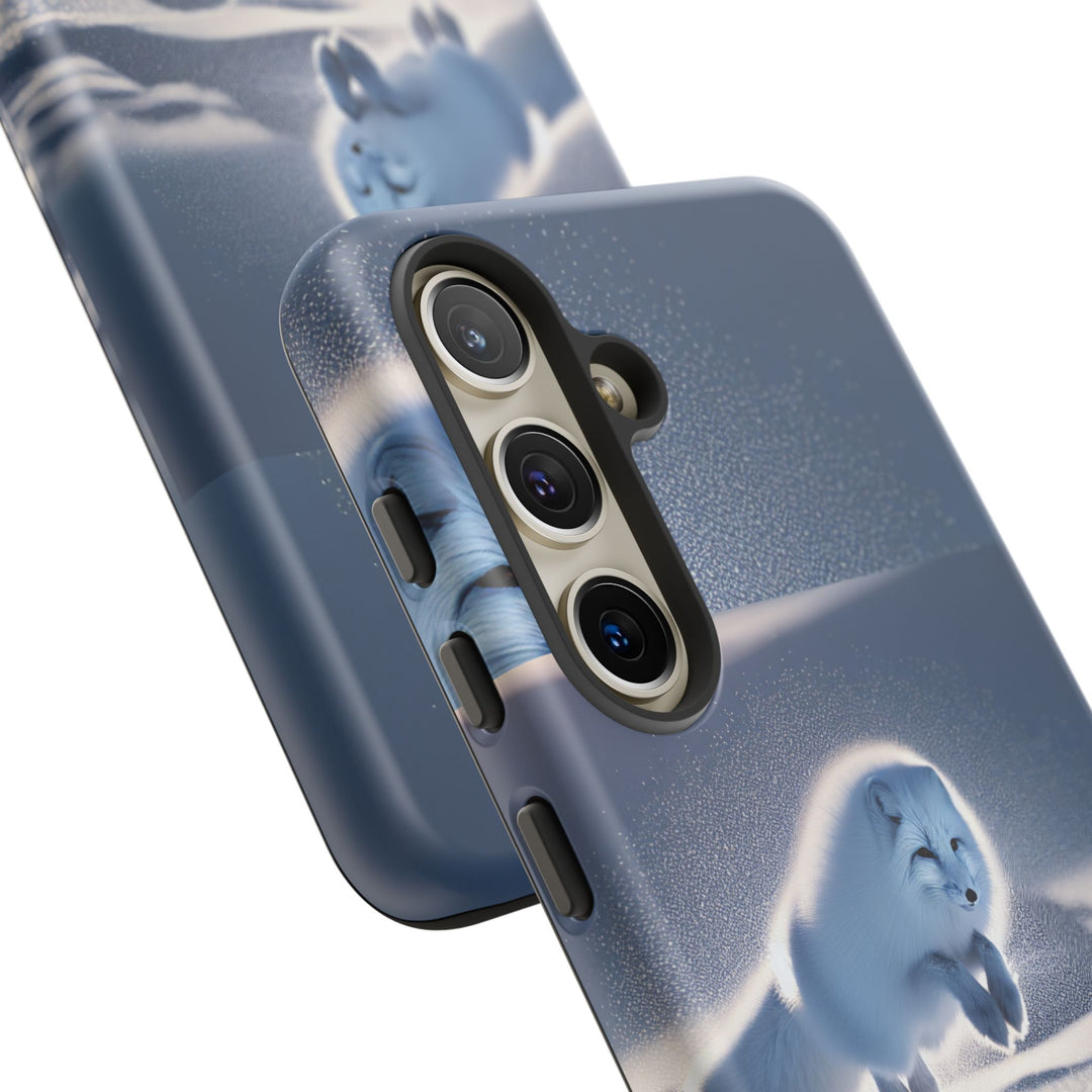 Cute Arctic Fox Phone Case – Tough Protective Cover for Animal Lovers