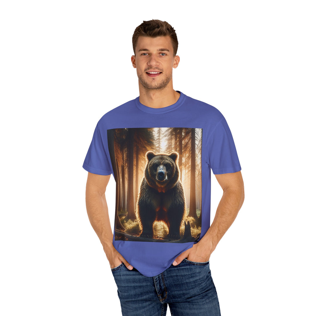 Nature-Inspired Bear Graphic Unisex T-Shirt