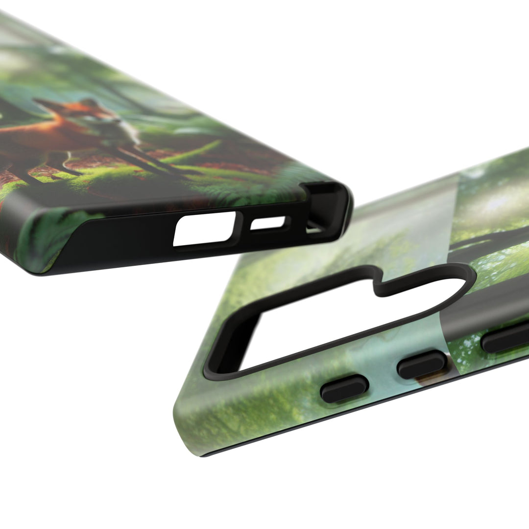 Nature-Inspired Tough Case with Fox Design