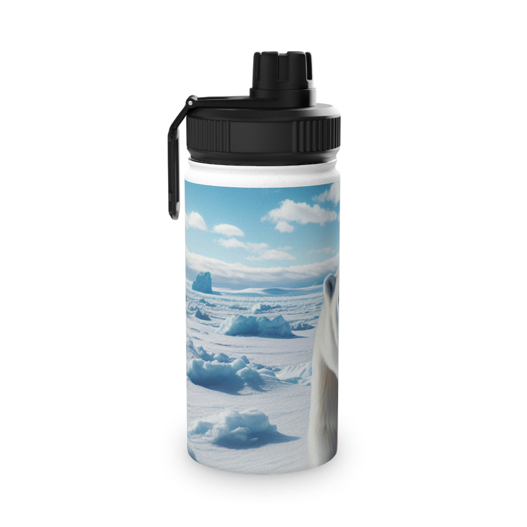 Polar Bear Stainless Steel Water Bottle | Eco-Friendly Sports Lid for Outdoor Adventures
