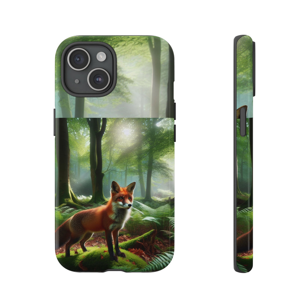 Nature-Inspired Tough Case with Fox Design