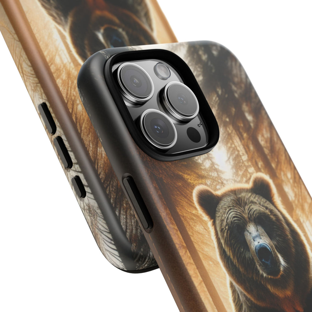 Wildlife Phone Case - Tough Cases with Bear Design, Nature Lover Gift, Animal-Themed Accessories, Eco-Friendly Tech Protection