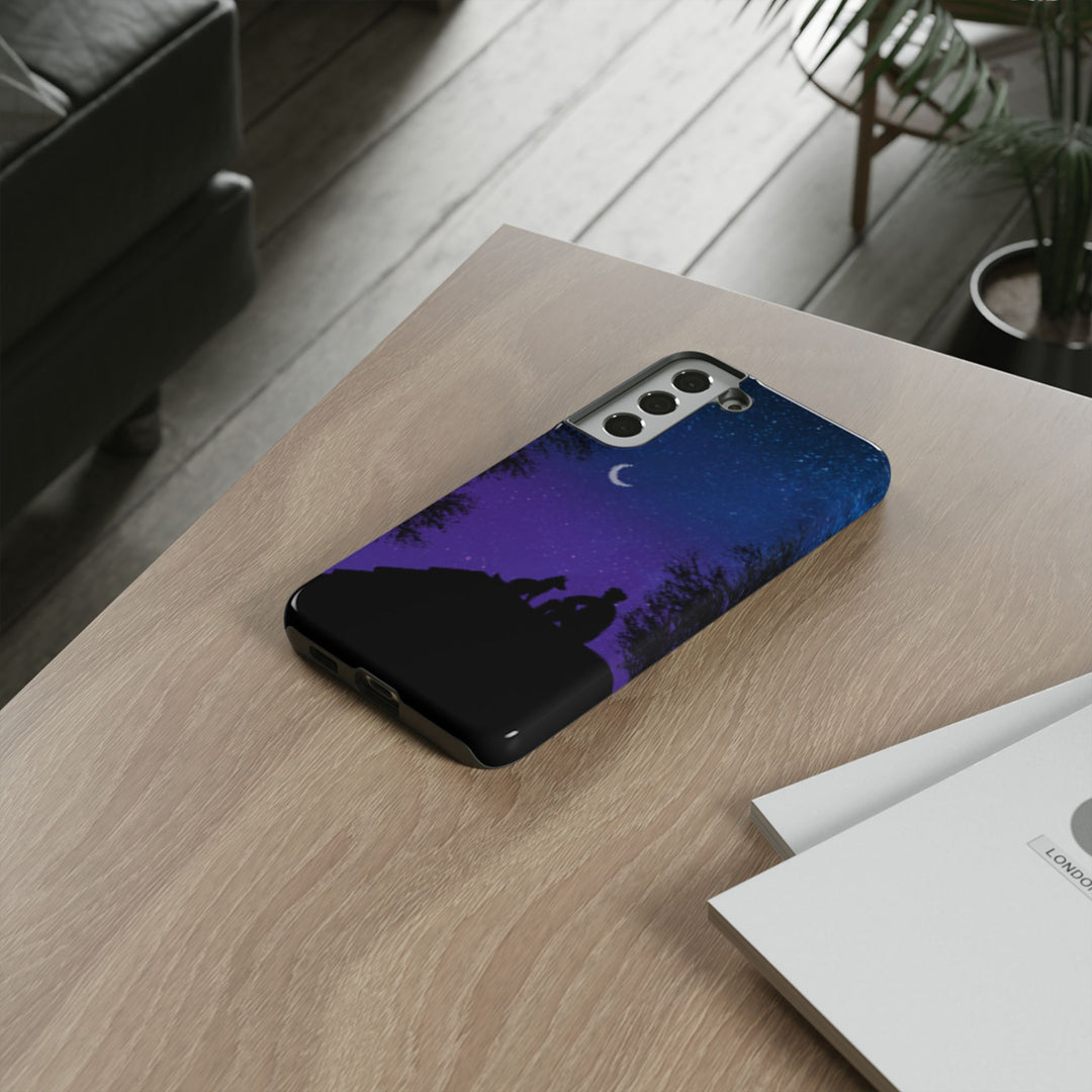 Starry Night Phone Case for Dog Lovers