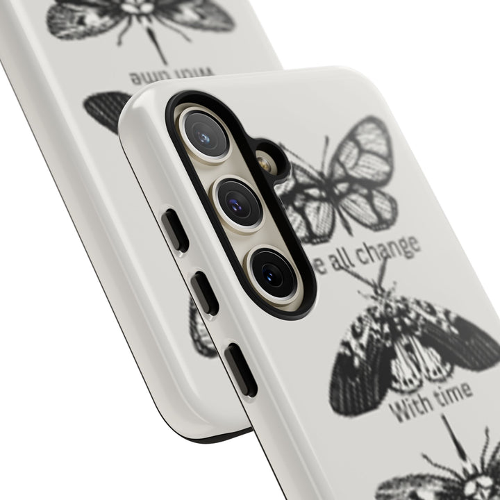 Inspirational Phone Case - We All Change With Time - Tough Cases for Nature Lovers