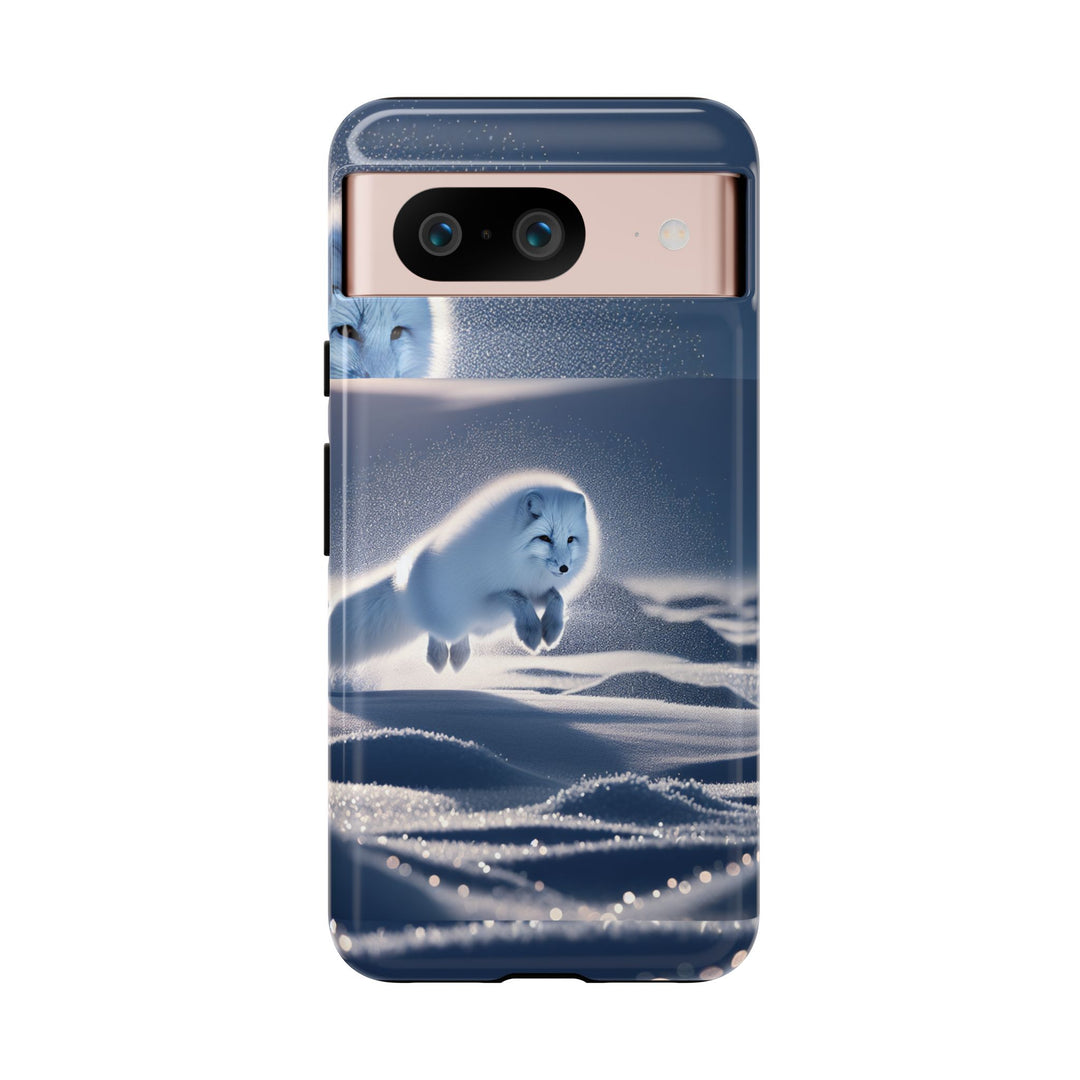 Cute Arctic Fox Phone Case – Tough Protective Cover for Animal Lovers