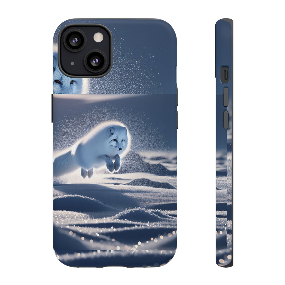 Cute Arctic Fox Phone Case – Tough Protective Cover for Animal Lovers