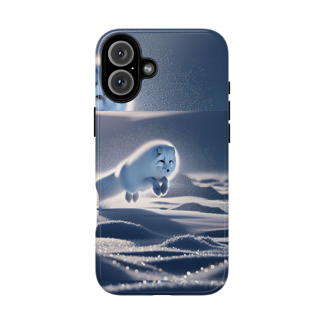 Cute Arctic Fox Phone Case – Tough Protective Cover for Animal Lovers