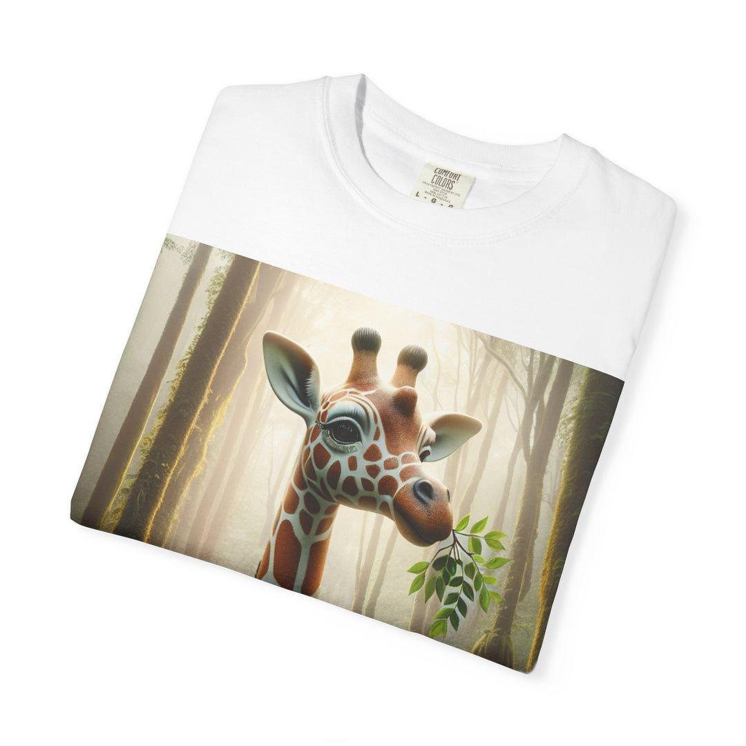 Playful Giraffe Unisex T-Shirt - Nature-Inspired Graphic Tee