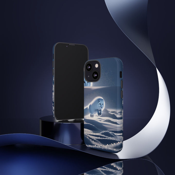 Cute Arctic Fox Phone Case – Tough Protective Cover for Animal Lovers
