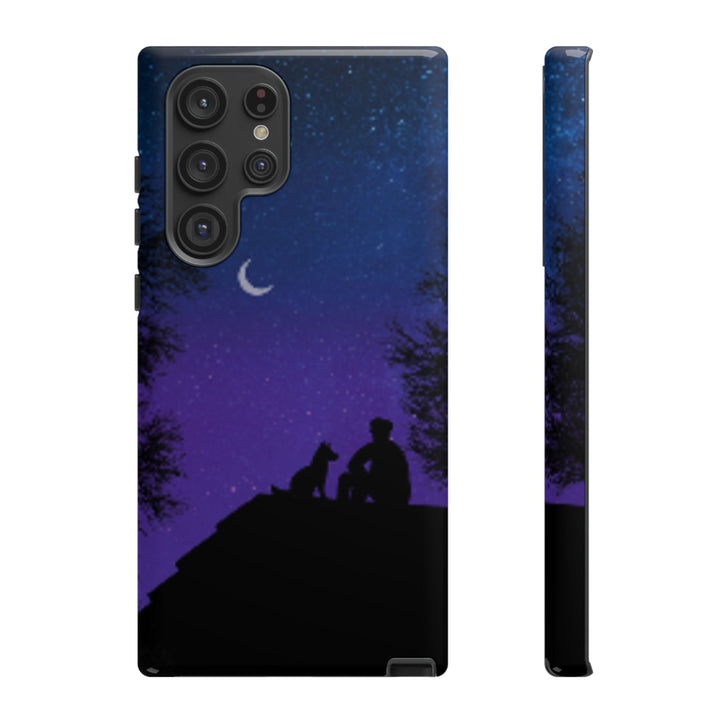 Starry Night Phone Case for Dog Lovers