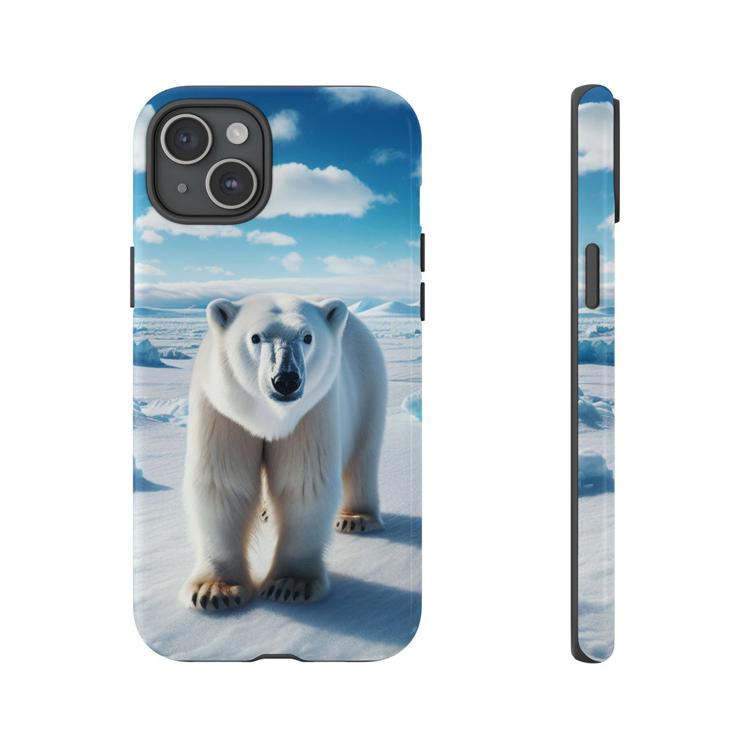 Polar Bear Tough Phone Case - Durable Protector with Arctic Design