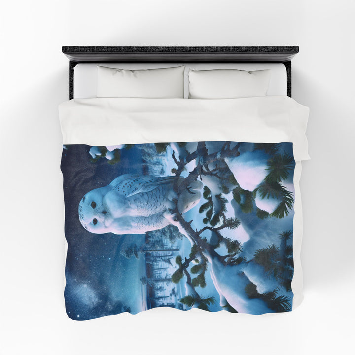 Velveteen Plush Blanket Owl Blanket