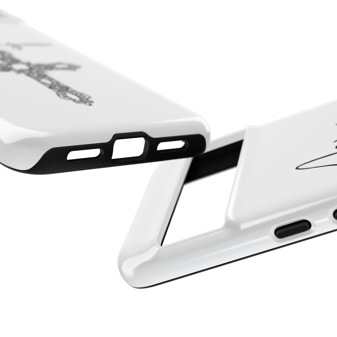 Stylish Tough Case with Jesus Design - Faith-Inspired Phone Cover, Christian Gift, Custom Phone Accessory, Unique Cell Phone Case