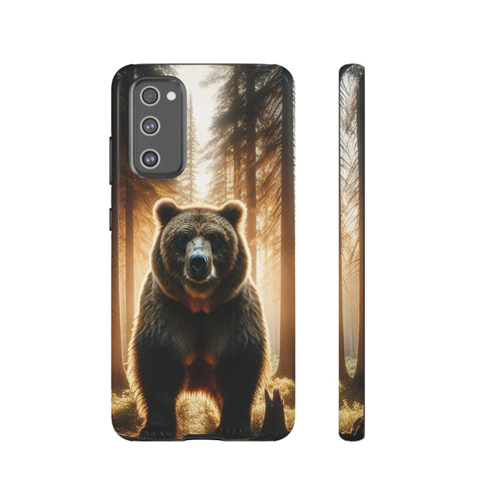 Wildlife Phone Case - Tough Cases with Bear Design, Nature Lover Gift, Animal-Themed Accessories, Eco-Friendly Tech Protection
