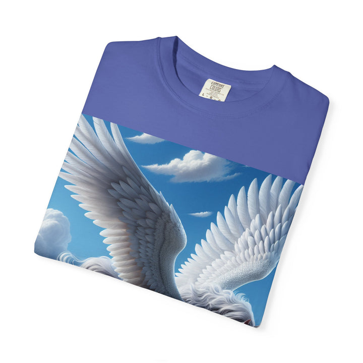 Mythical Pegasus Unisex Garment-Dyed T-shirt | Dreamy Fantasy Art Tee