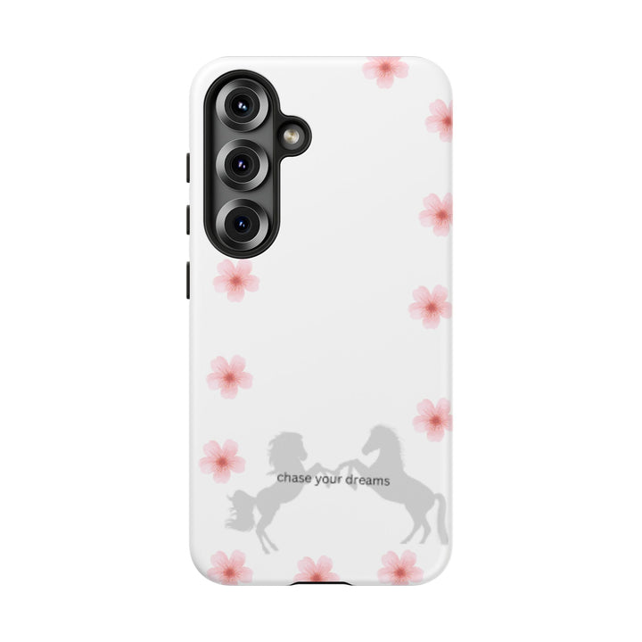 Chase Your Dreams Floral Phone Case