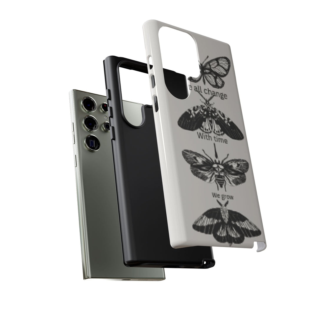 Inspirational Phone Case - We All Change With Time - Tough Cases for Nature Lovers