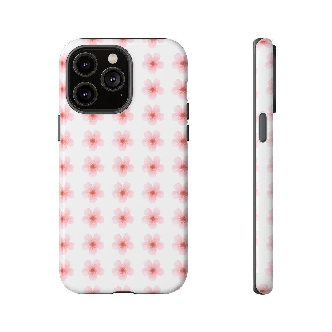 Cherry Blossom Tough Phone Case - Floral Design for Spring & Summer
