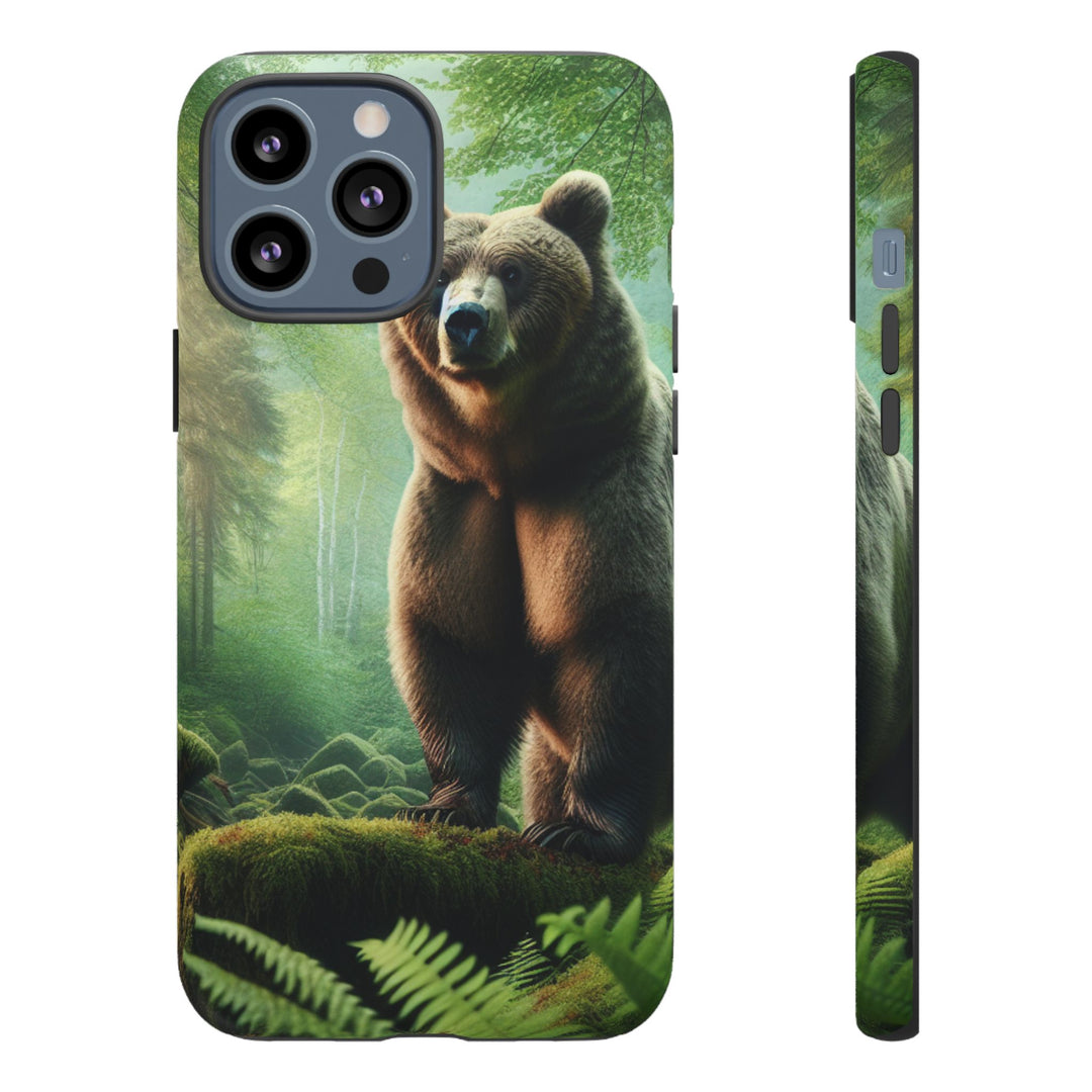 Wildlife Phone Case - Tough Bear Design for Nature Lovers