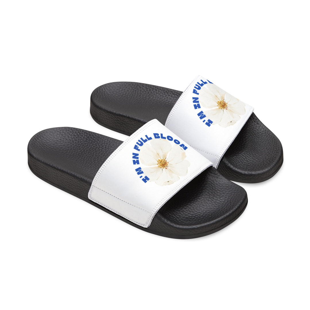Floral Women's Slide Sandals - "In Full Bloom"