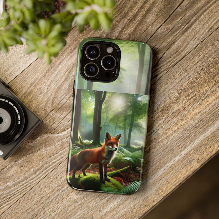 Nature-Inspired Tough Case with Fox Design