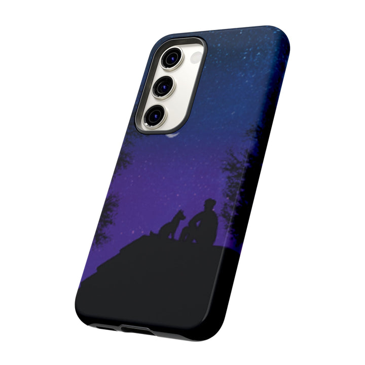 Starry Night Phone Case for Dog Lovers