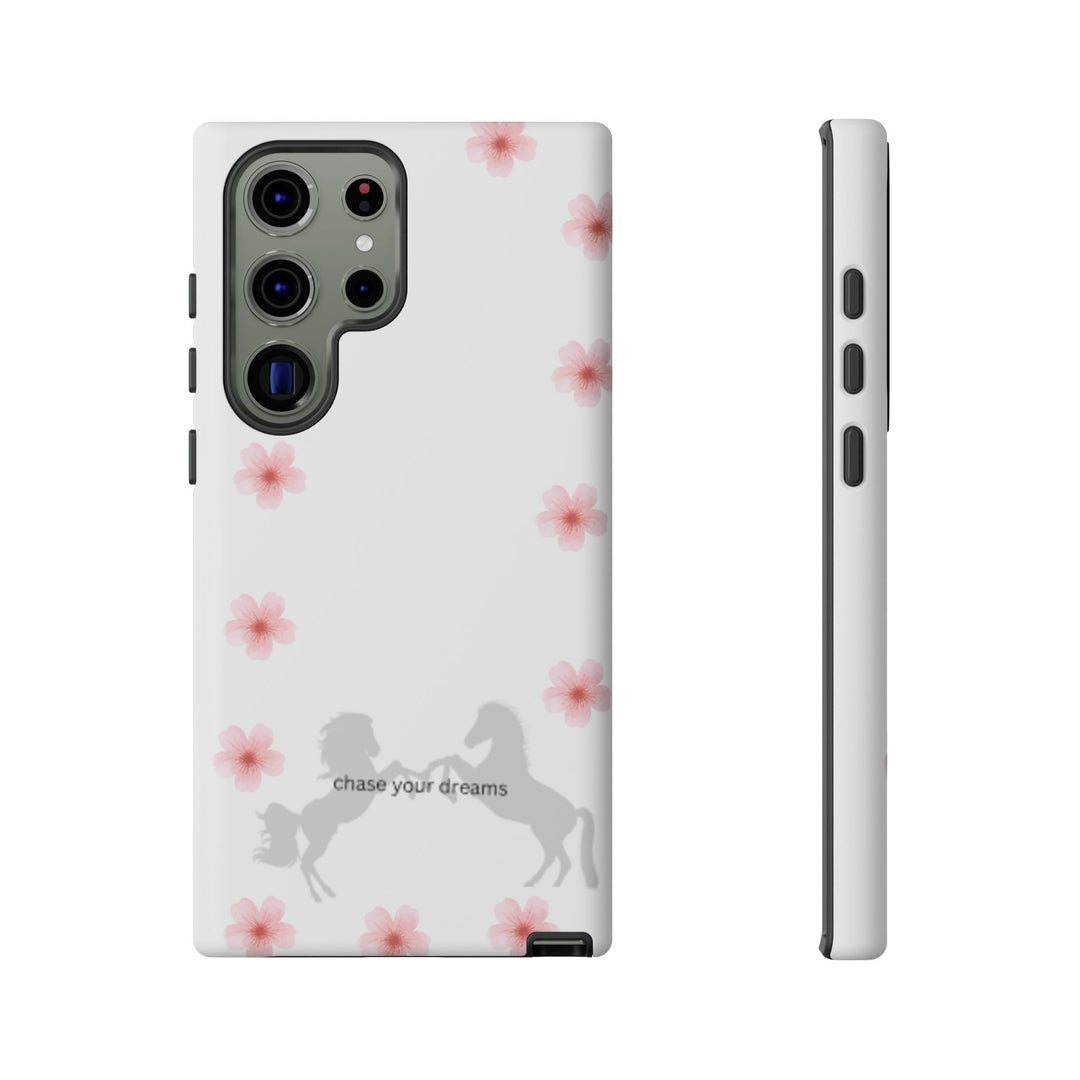 Chase Your Dreams Floral Phone Case