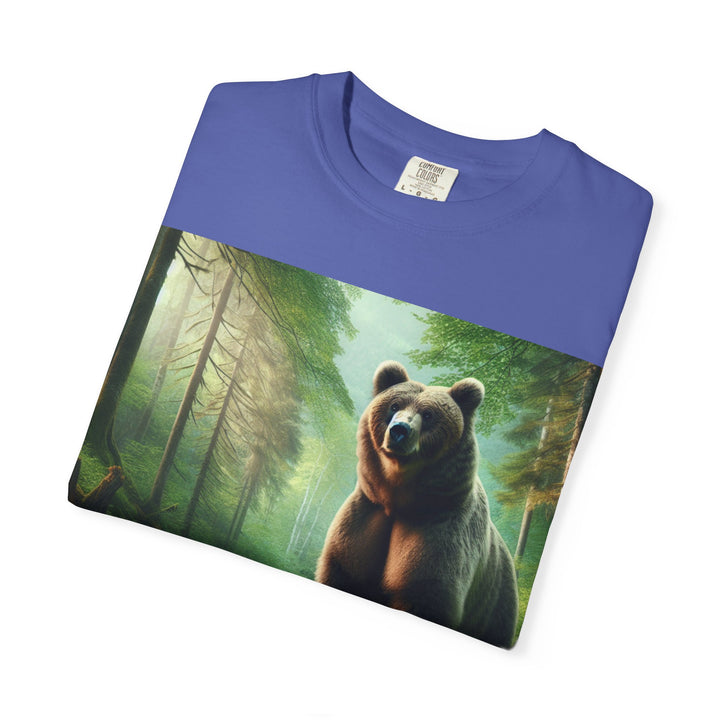 Nature-Inspired Unisex Bear Graphic Tee - Ideal for Outdoor Enthusiasts