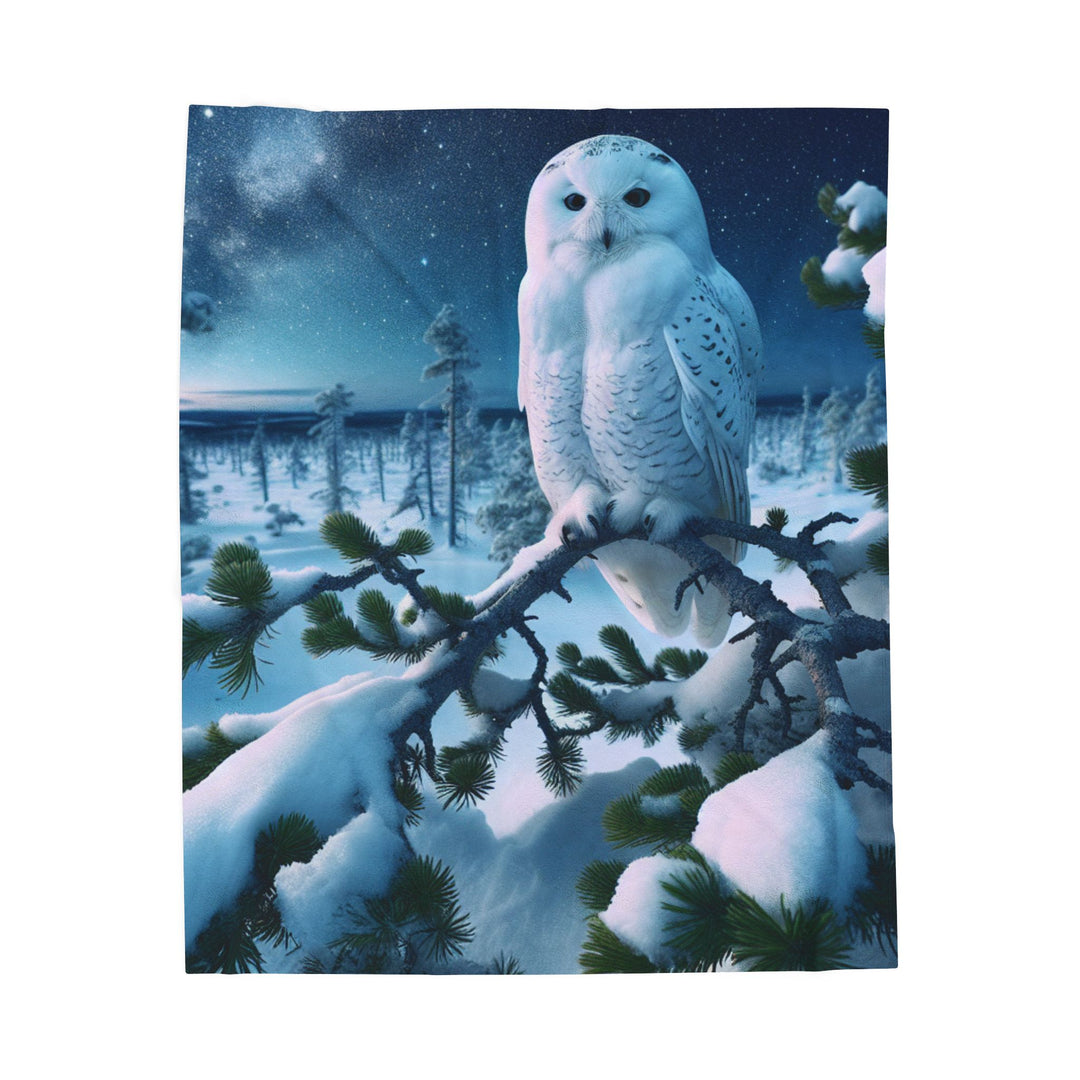 Velveteen Plush Blanket Owl Blanket