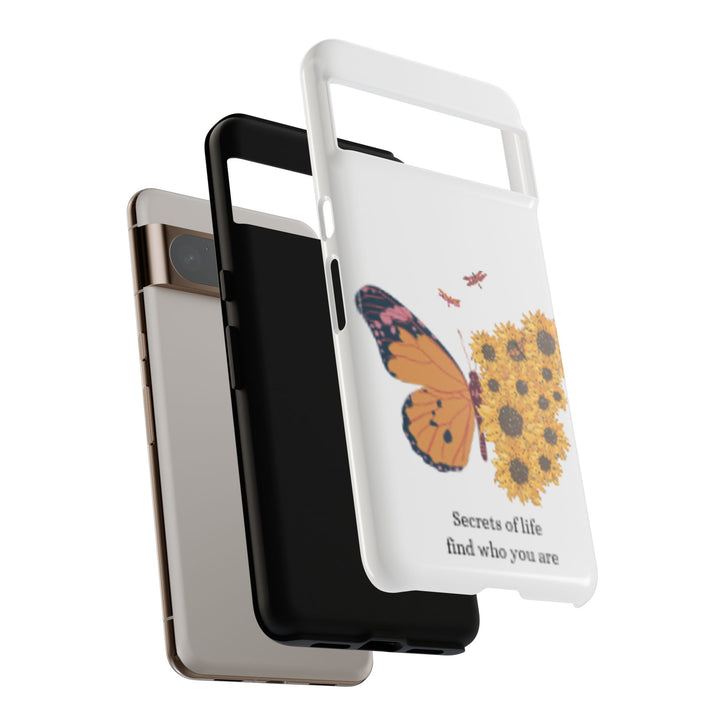 Butterfly & Sunflower Phone Case - "Secrets of Life" Design