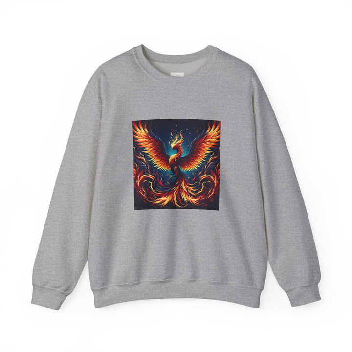 Fiery Phoenix Sweatshirt - Cozy Unisex Crewneck, Gift for Art Lovers
